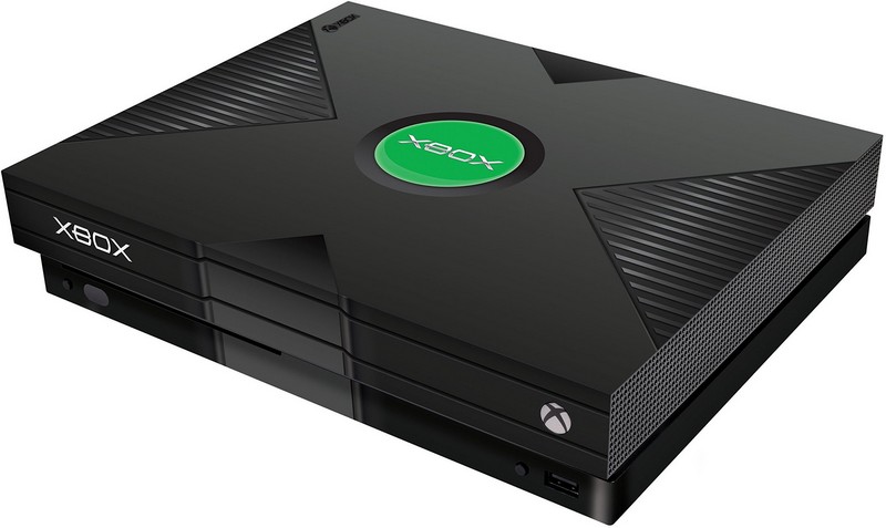 微软授权贴纸让XBX外形变为初代XBox